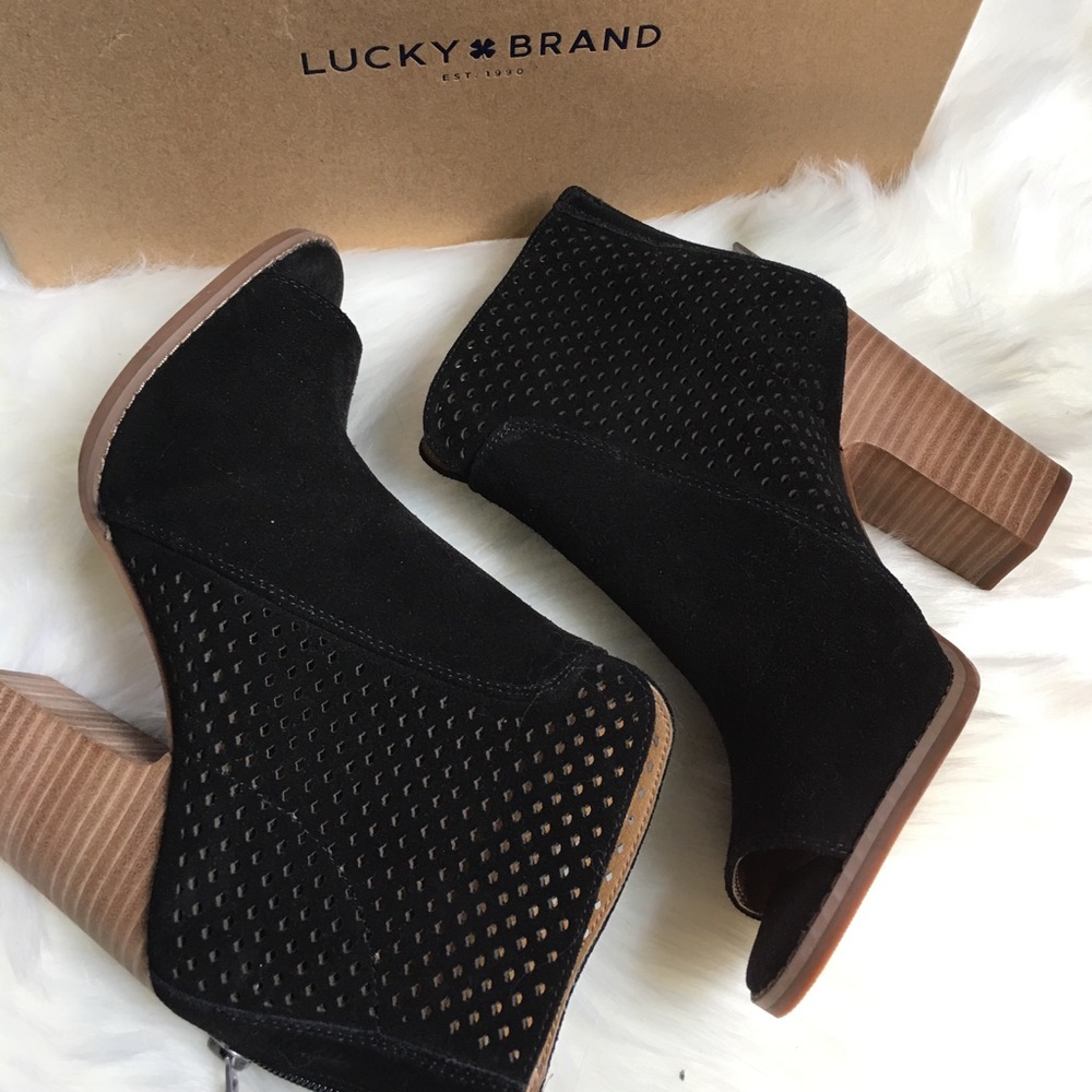 NEW lucky brand Lamia Ankle Booties